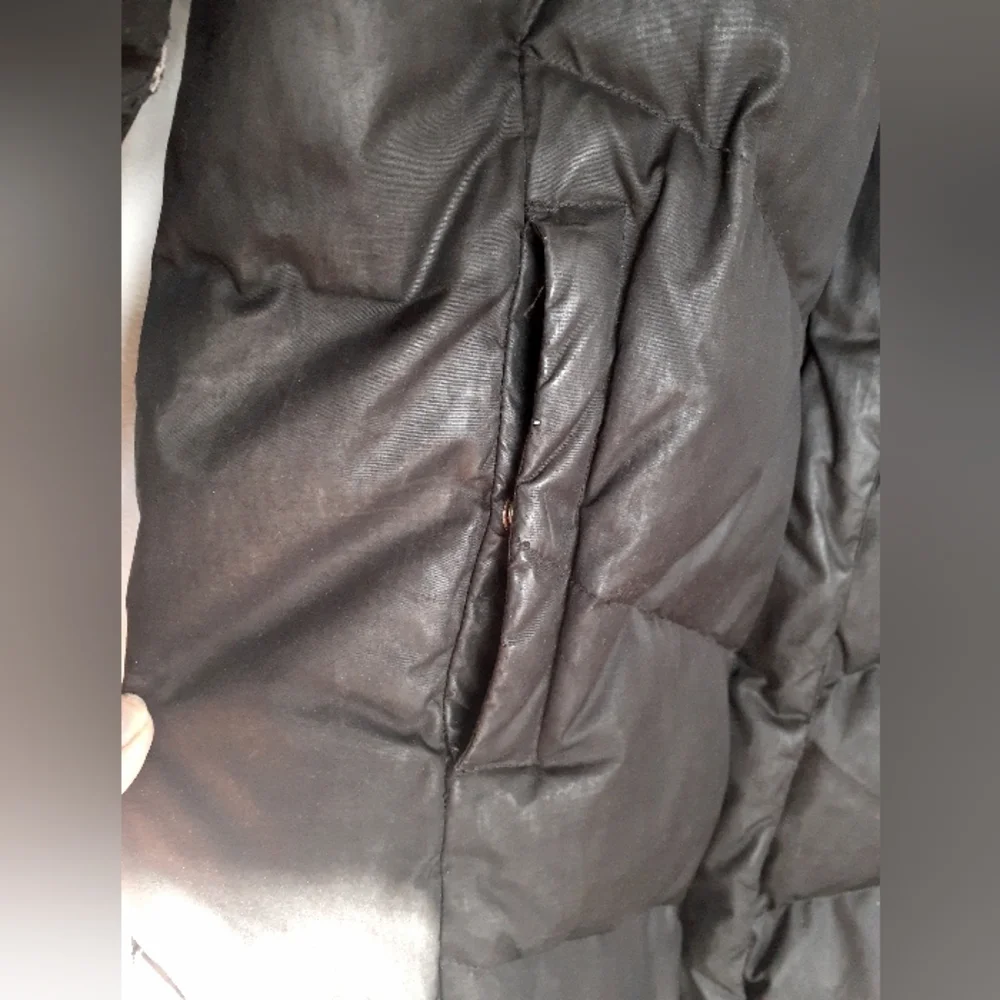 Down-filled, fleece-lined winter coat for kids or adults, with detachable hood. - Picture 8 of 12